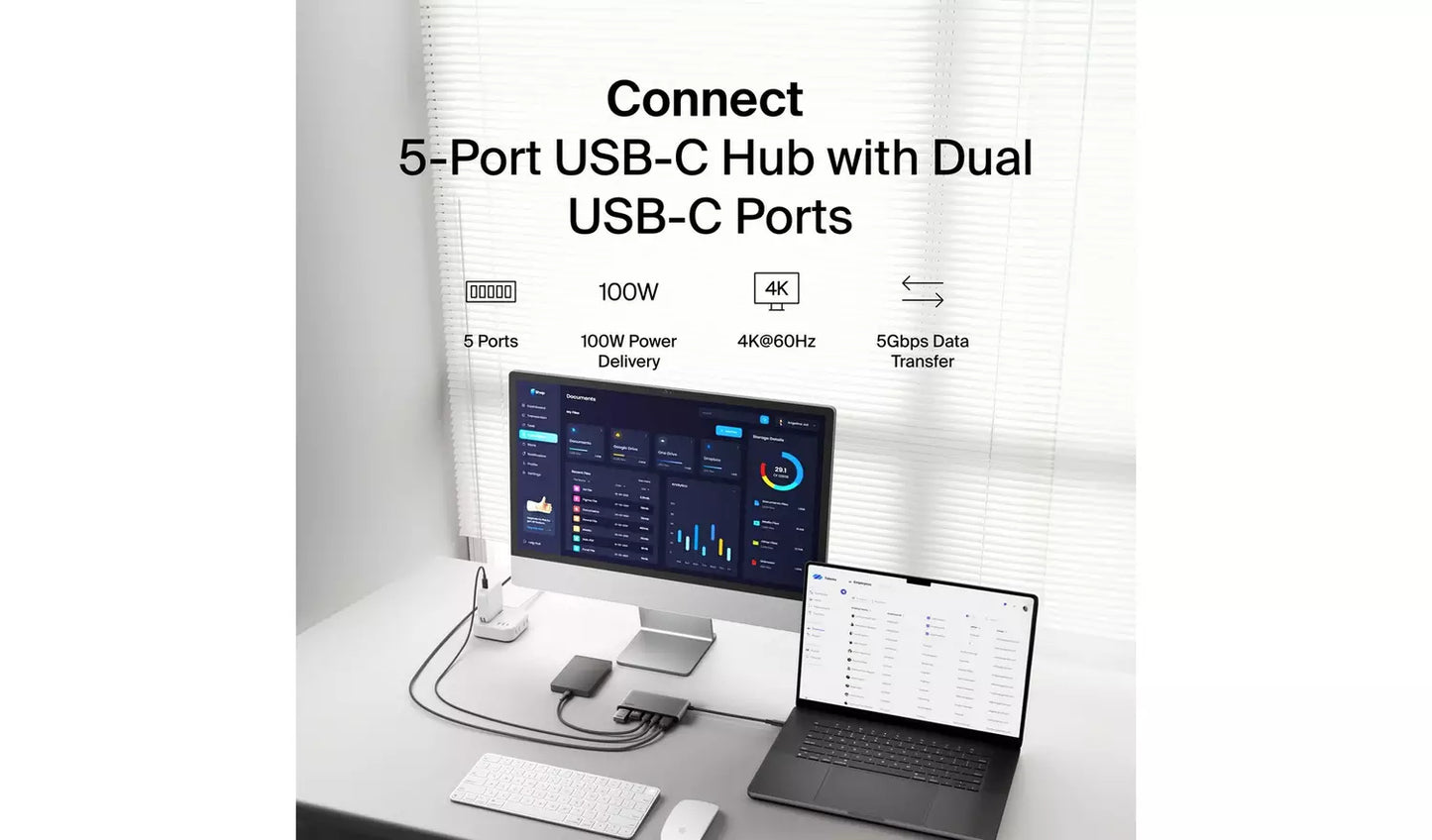 Hub Belkin USB 3.0 Belkin 4 portas + HDMI