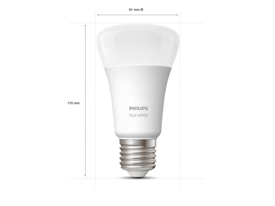 Kit Lâmpadas Philips 2xE27 Branca