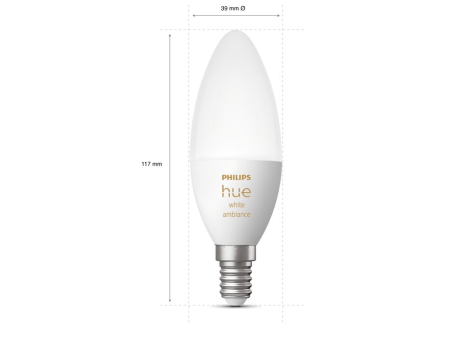 Lâmpada Philips E14 HUE White Ambiance