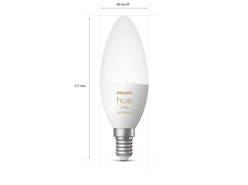 Lâmpada Philips E14 HUE White Ambiance