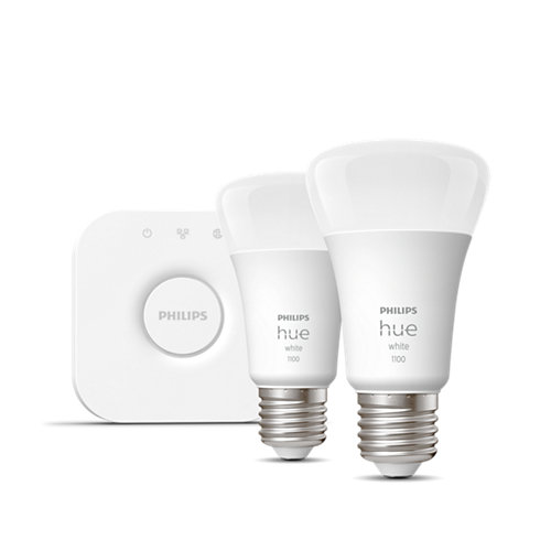 Starter Kit Philips Hue 2 x E27 - Branco