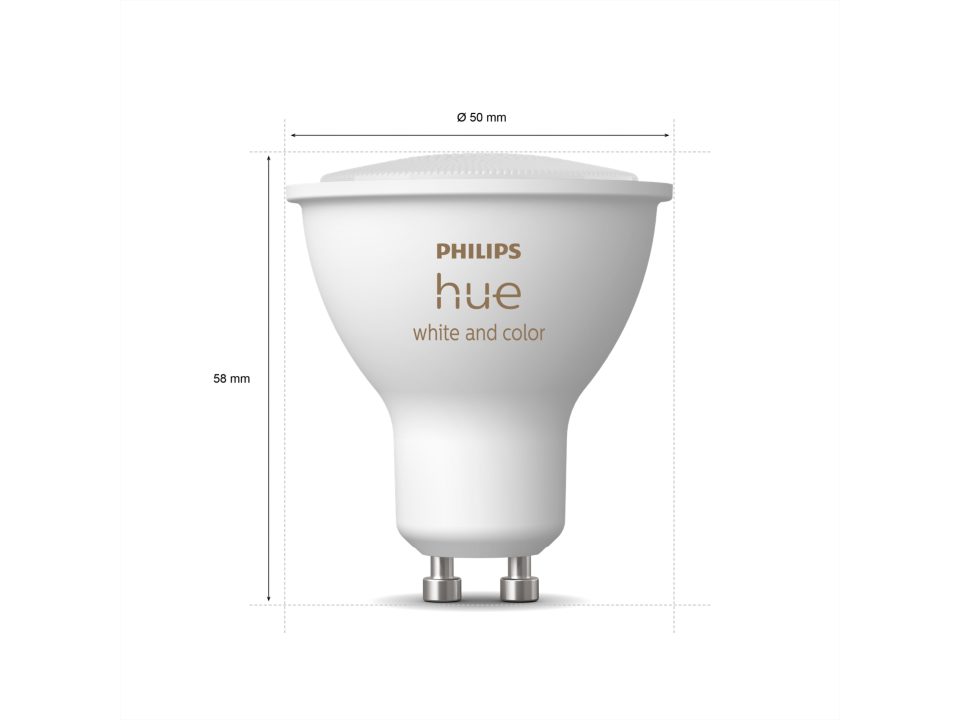Kit Philips Hue 3xGU10 White & Color LED
