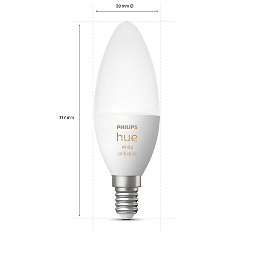 Lâmpada Philips Hue E14 Branco Ambiente