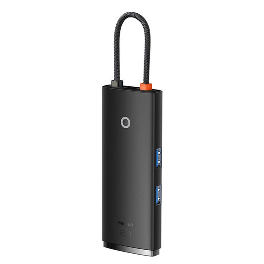 Hub 6em1 Usb-C para 2x Usb 3.0 + Usb-C PD + Hdmi + SD/TF