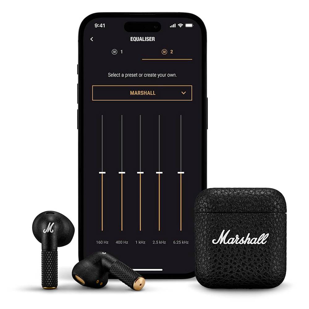 Earbuds Marshall Minor IV True Wireless Stereo Pretos
