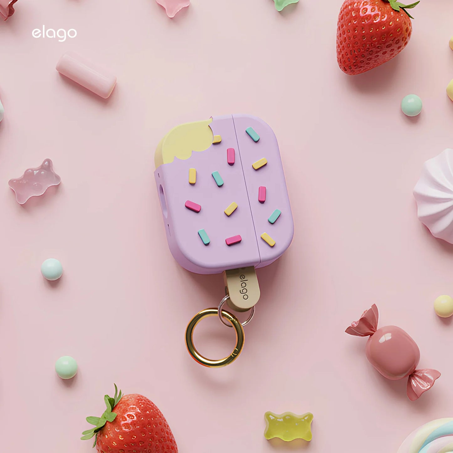 Capa Elago AirPods Pro 3 Ice Cream Rosa