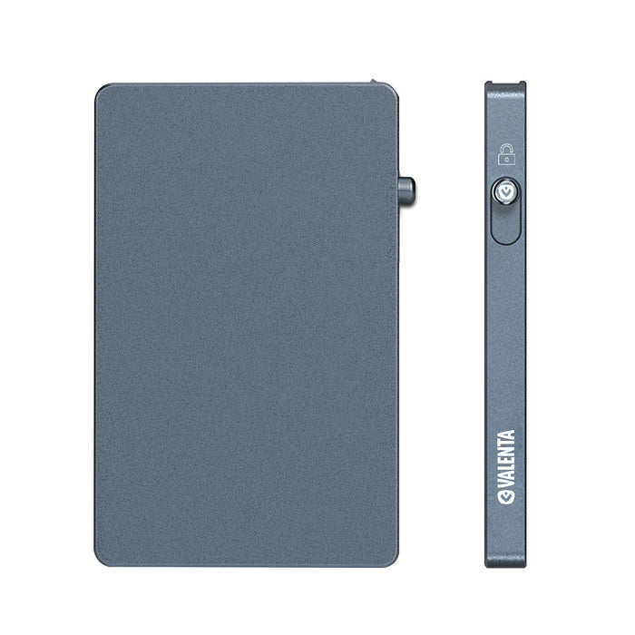 Cardprotector Valenta Aluminium MagSafe Cool Grey