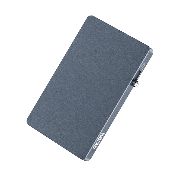 Cardprotector Valenta Aluminium MagSafe Cool Grey