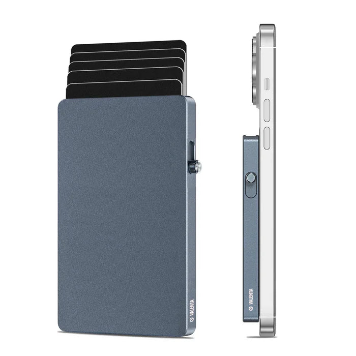 Cardprotector Valenta Aluminium MagSafe Cool Grey