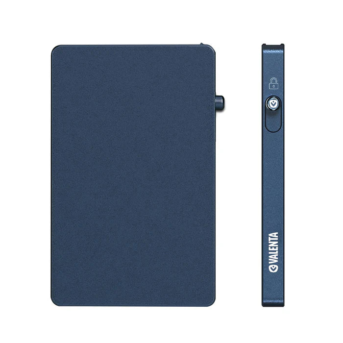 Cardprotector Valenta Aluminium MagSafe Titanium Azul