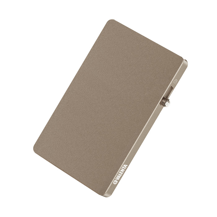 Cardprotector Valenta Aluminium MagSafe Titanium Natural