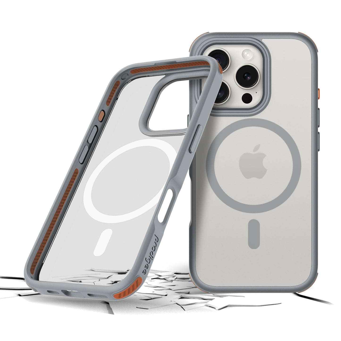 PRODIGEE Case Formula for iPhone 16 Pro (Gray)