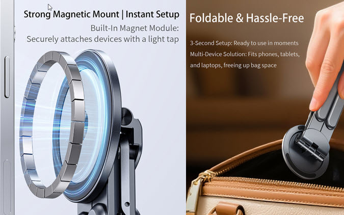 Suporte Magsafe Ofkoz Multi Functional Stand (Travel Portable Stand with Magsafe Magnet)