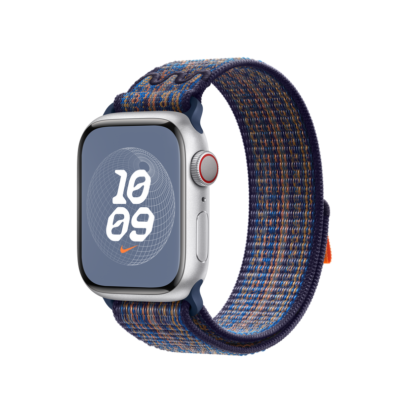 Loop desportiva Nike Game Royal/laranja de 41 mm