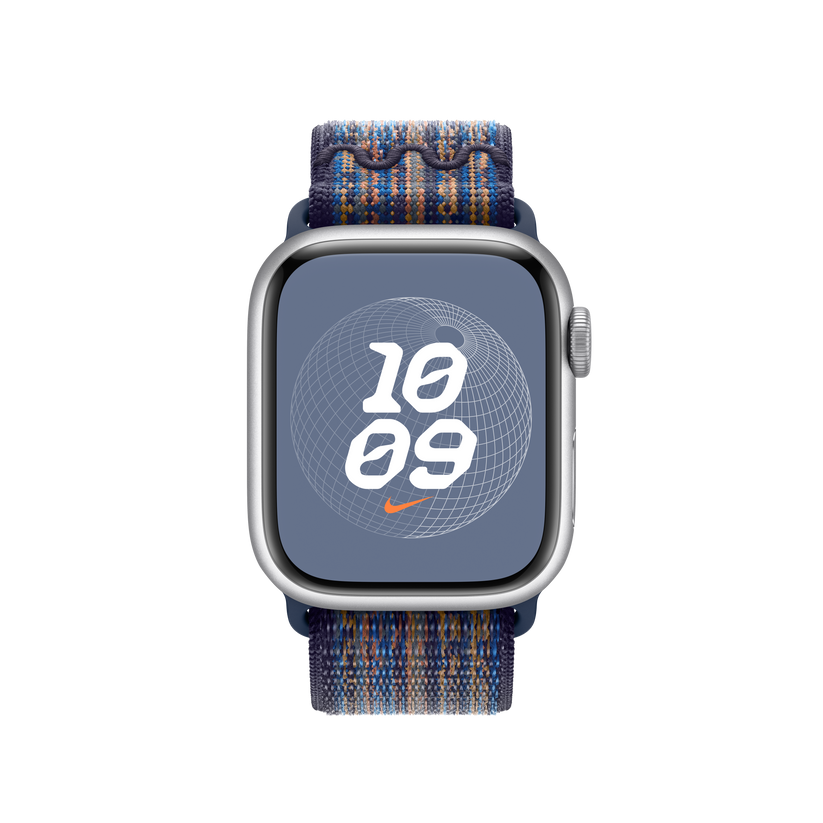 Loop desportiva Nike Game Royal/laranja de 41 mm