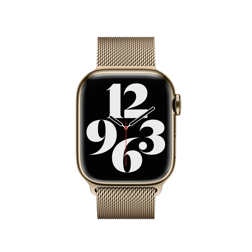 Loop milanesa dourada de 41 mm