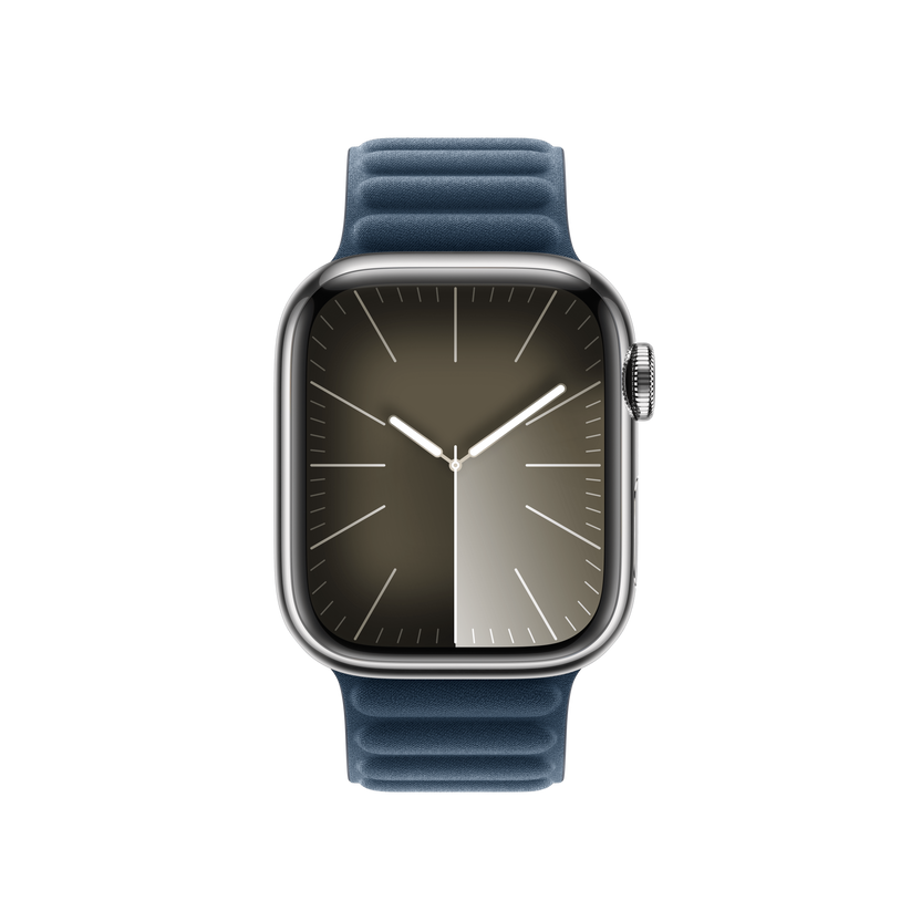Bracelete de elos magnética azul Pacífico de 41 mm - M/L