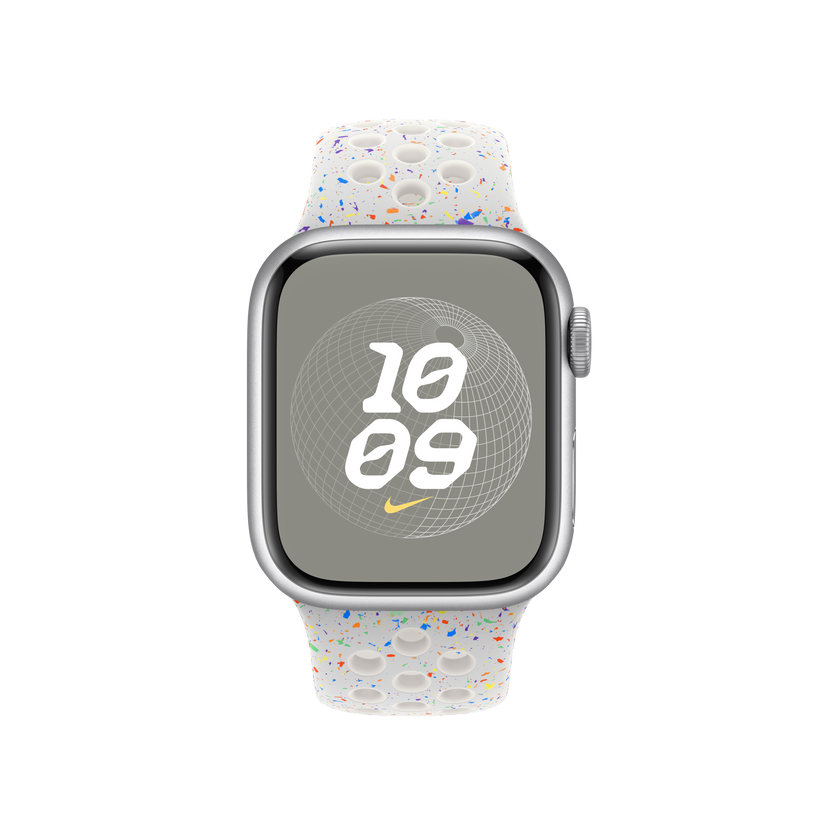 Bracelete desportiva Nike platina-pura de 41 mm - S/M