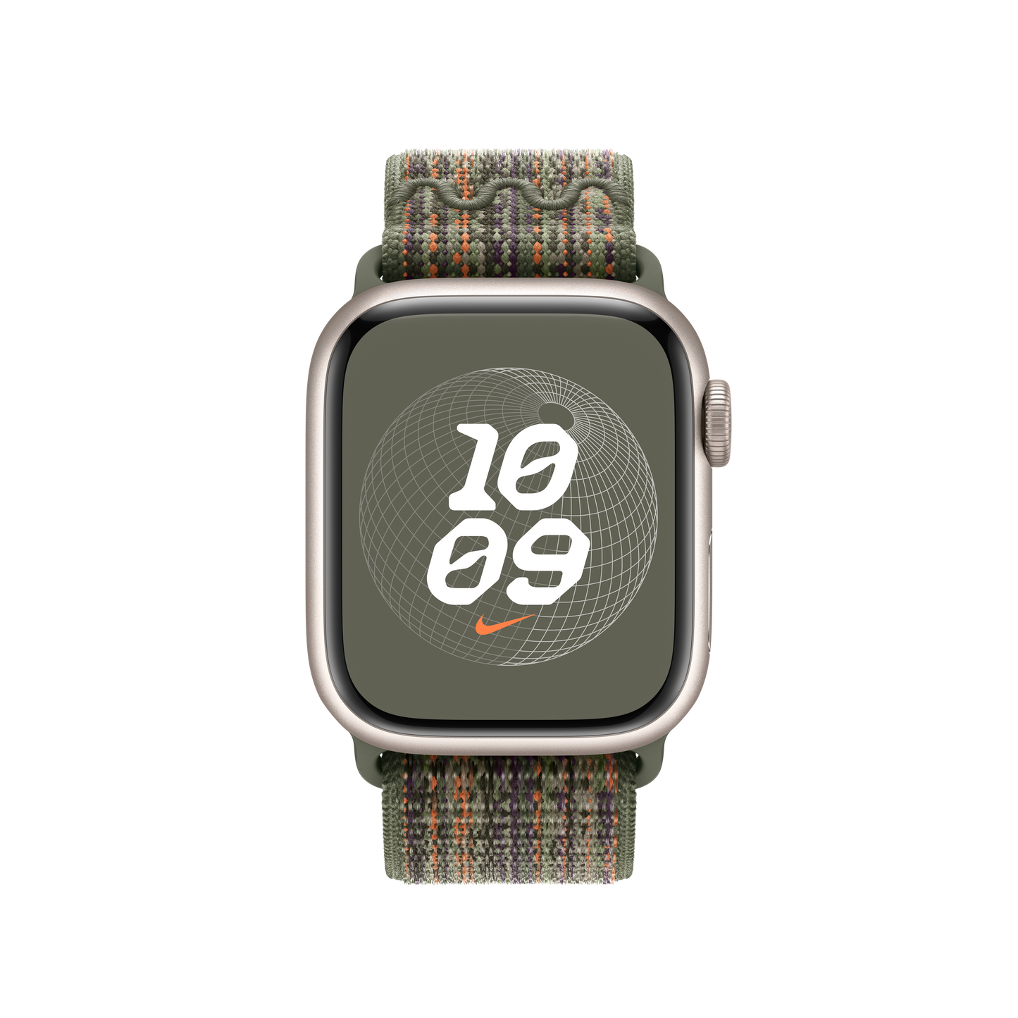 Loop desportiva Nike Sequoia/laranja de 41 mm