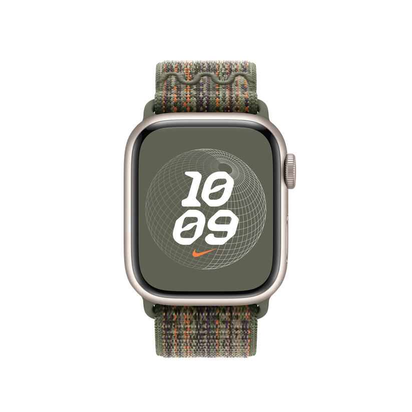 Loop desportiva Nike Sequoia/laranja de 41 mm