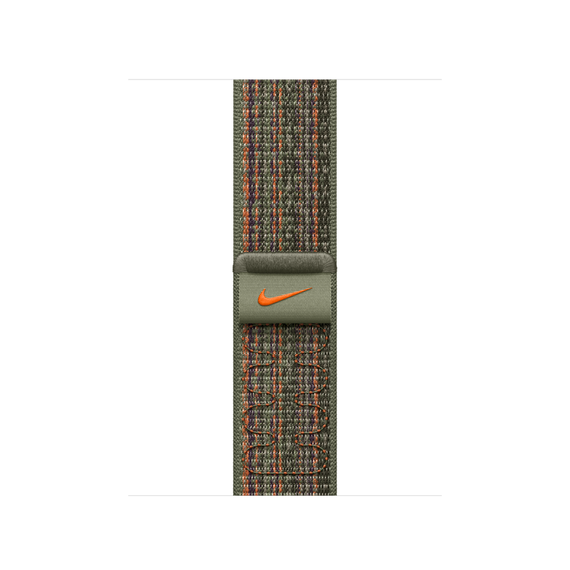 Loop desportiva Nike Sequoia/laranja de 41 mm