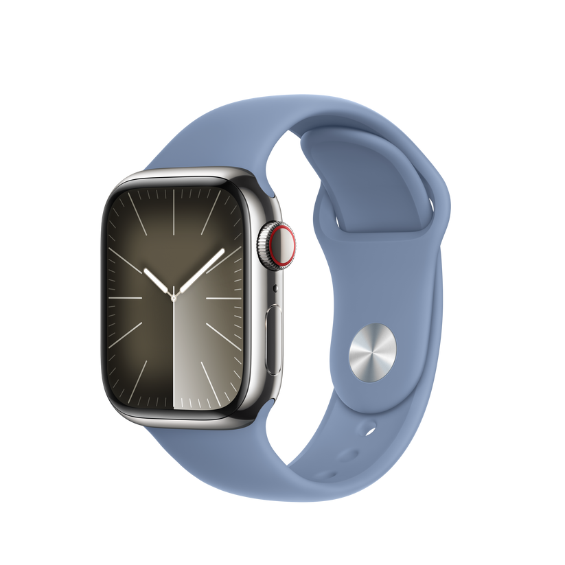 Bracelete desportiva azul-inverno de 41 mm - M/L