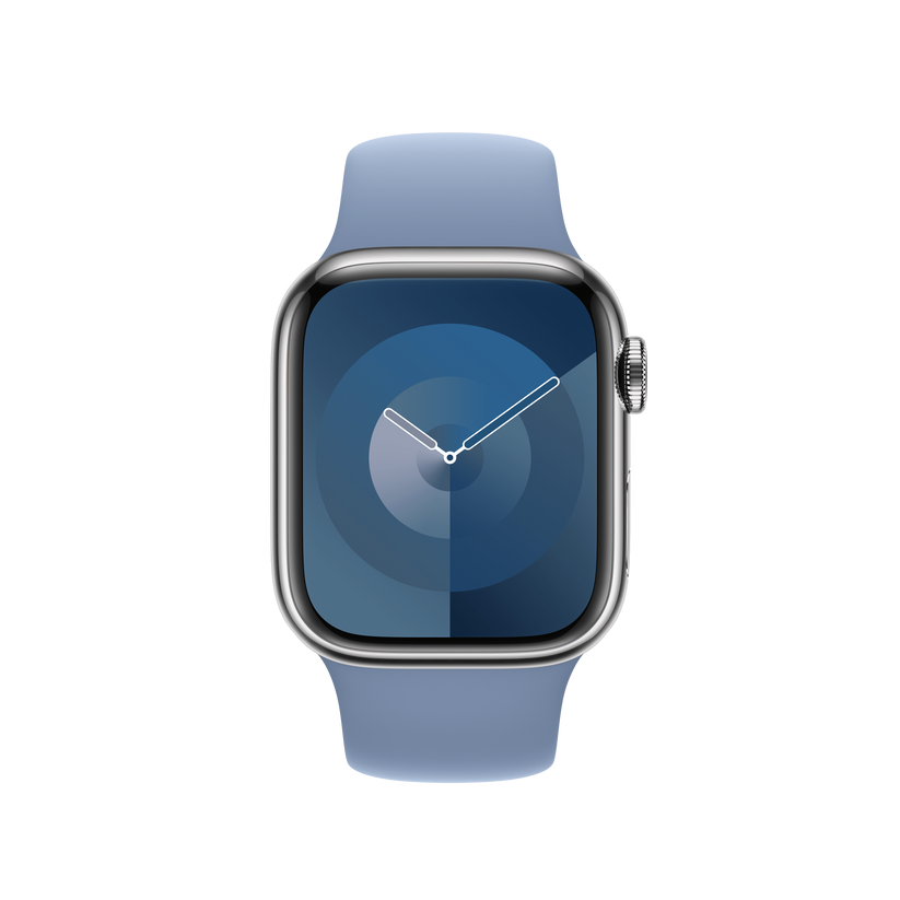 Bracelete desportiva azul-inverno de 41 mm - M/L