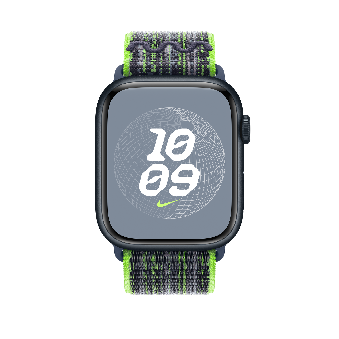 Loop desportiva Nike azul/verde Bright de 45 mm