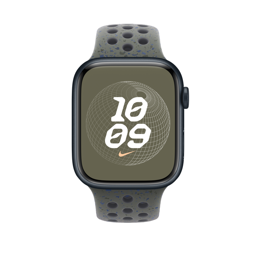 Bracelete desportiva Nike caqui cargo de 45 mm - S/M
