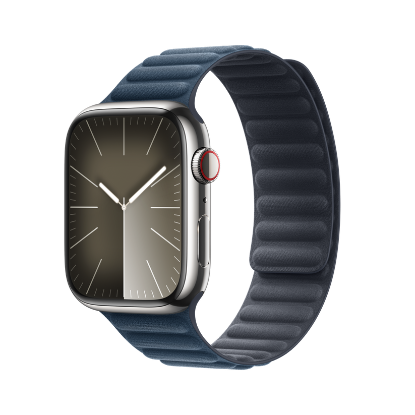 Bracelete de elos magnética azul Pacífico de 45 mm - M/L