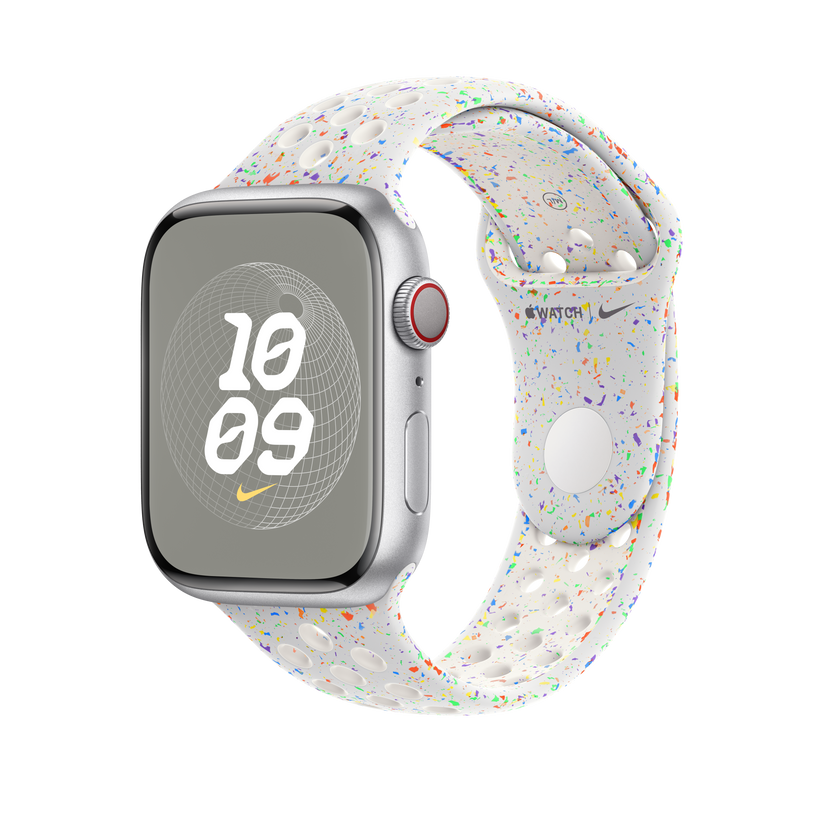 Bracelete desportiva Nike platina-pura de 45 mm - M/L