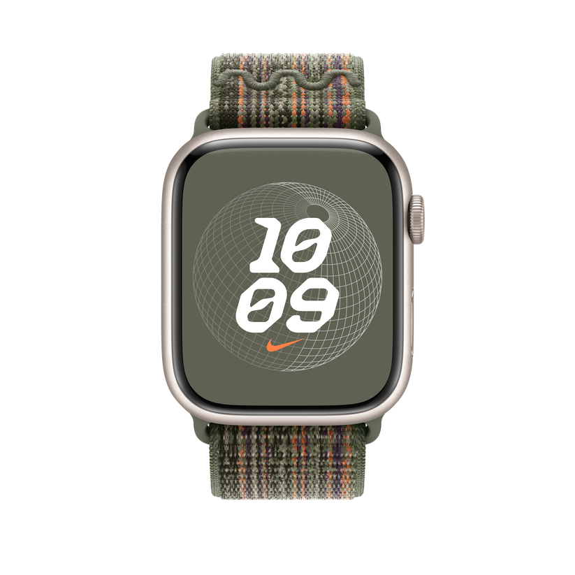 Loop desportiva Nike Sequoia/laranja de 45 mm