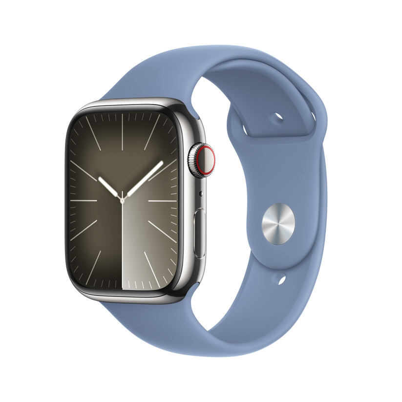 Bracelete desportiva azul-inverno de 45 mm - M/L