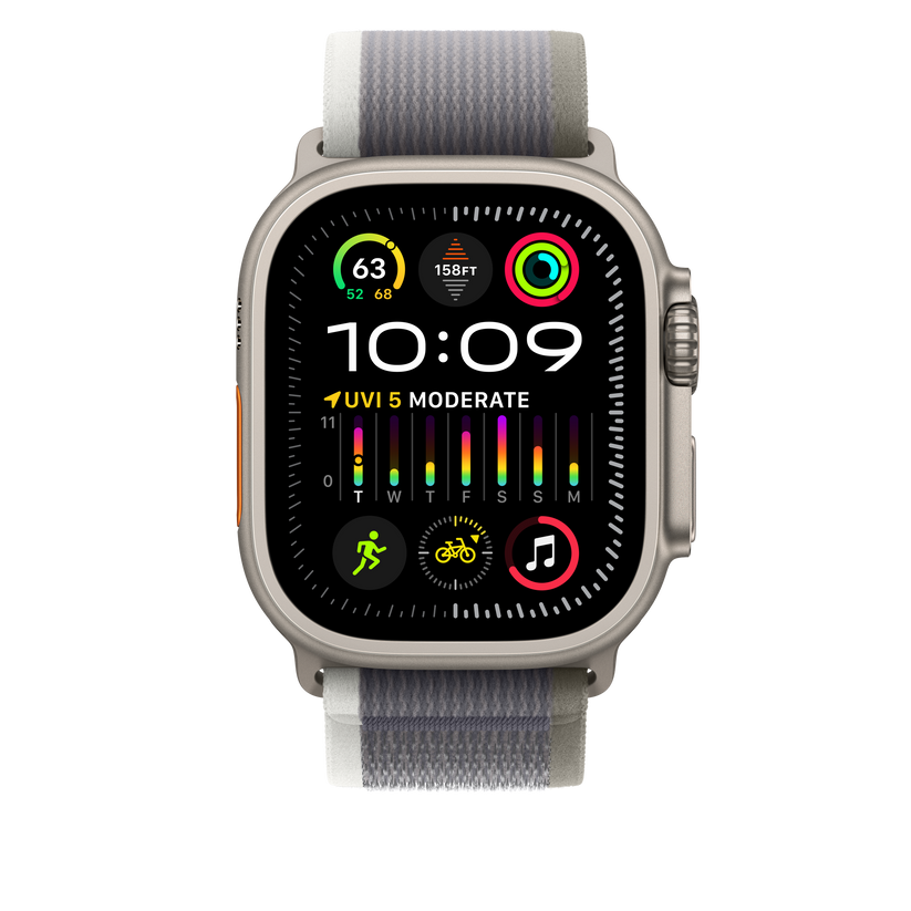 Loop Trail em verde/cinza de 49 mm - S/M