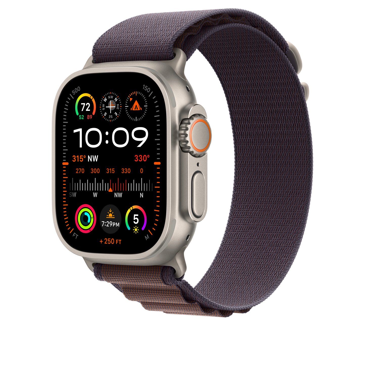 Loop Alpine índigo de 49 mm - L