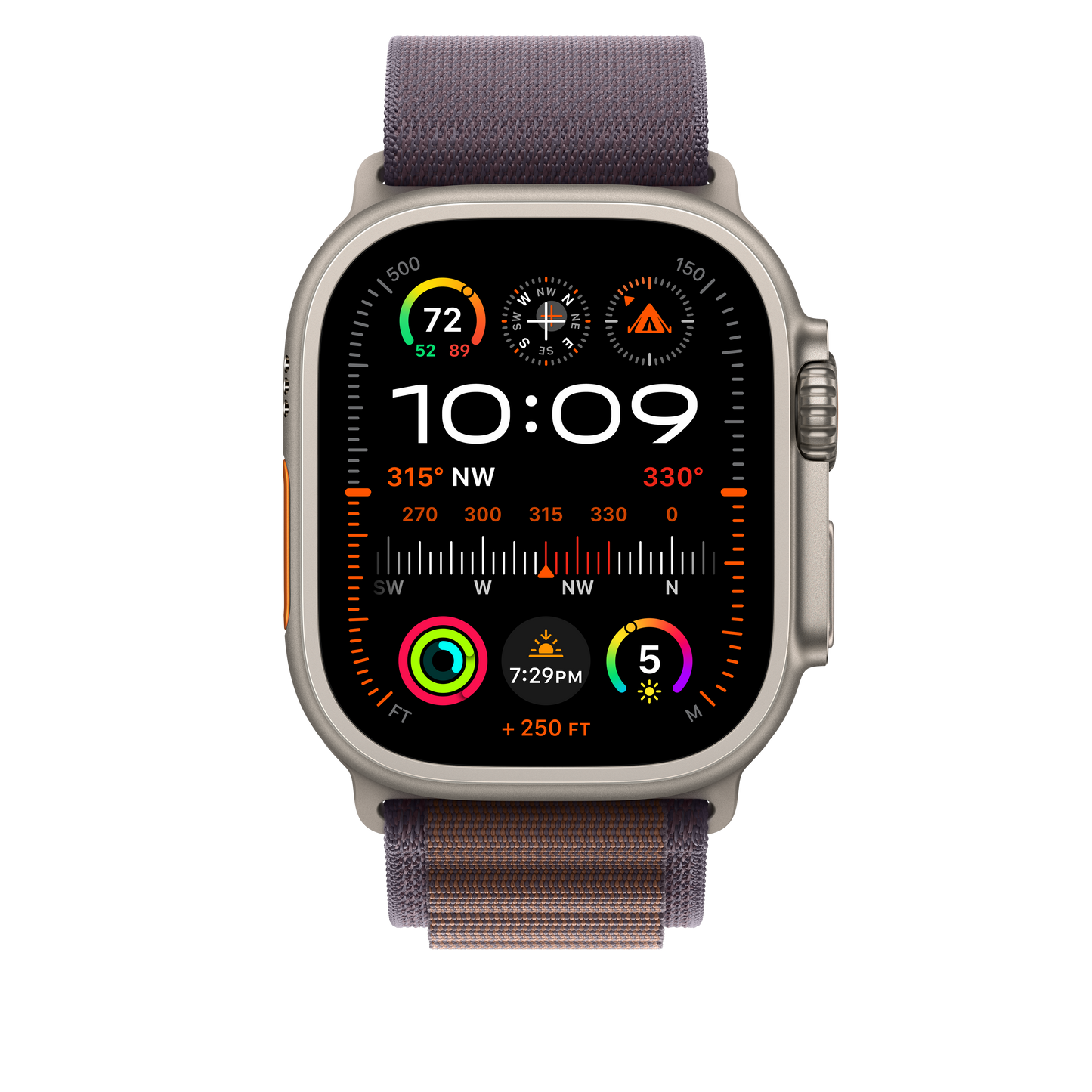 Loop Alpine índigo de 49 mm - L