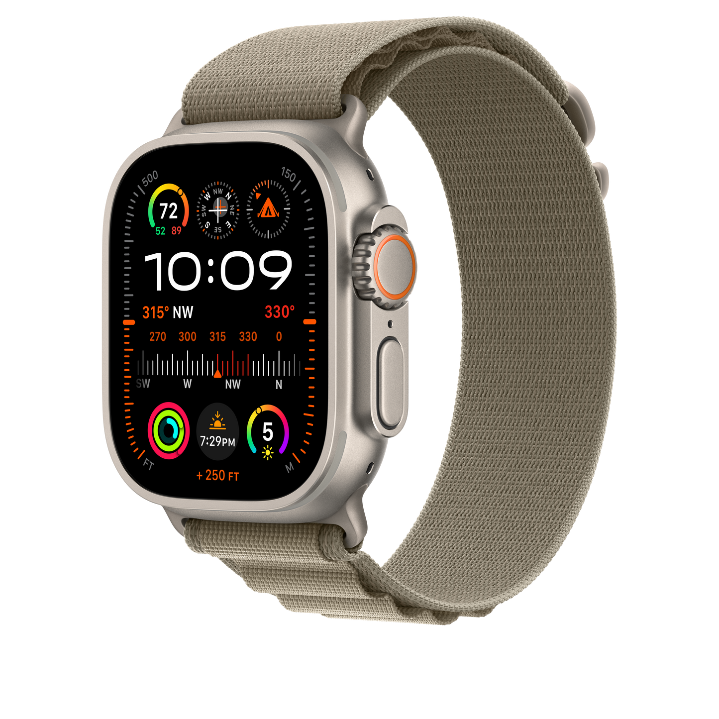 Loop Alpine azeitona de 49 mm - M