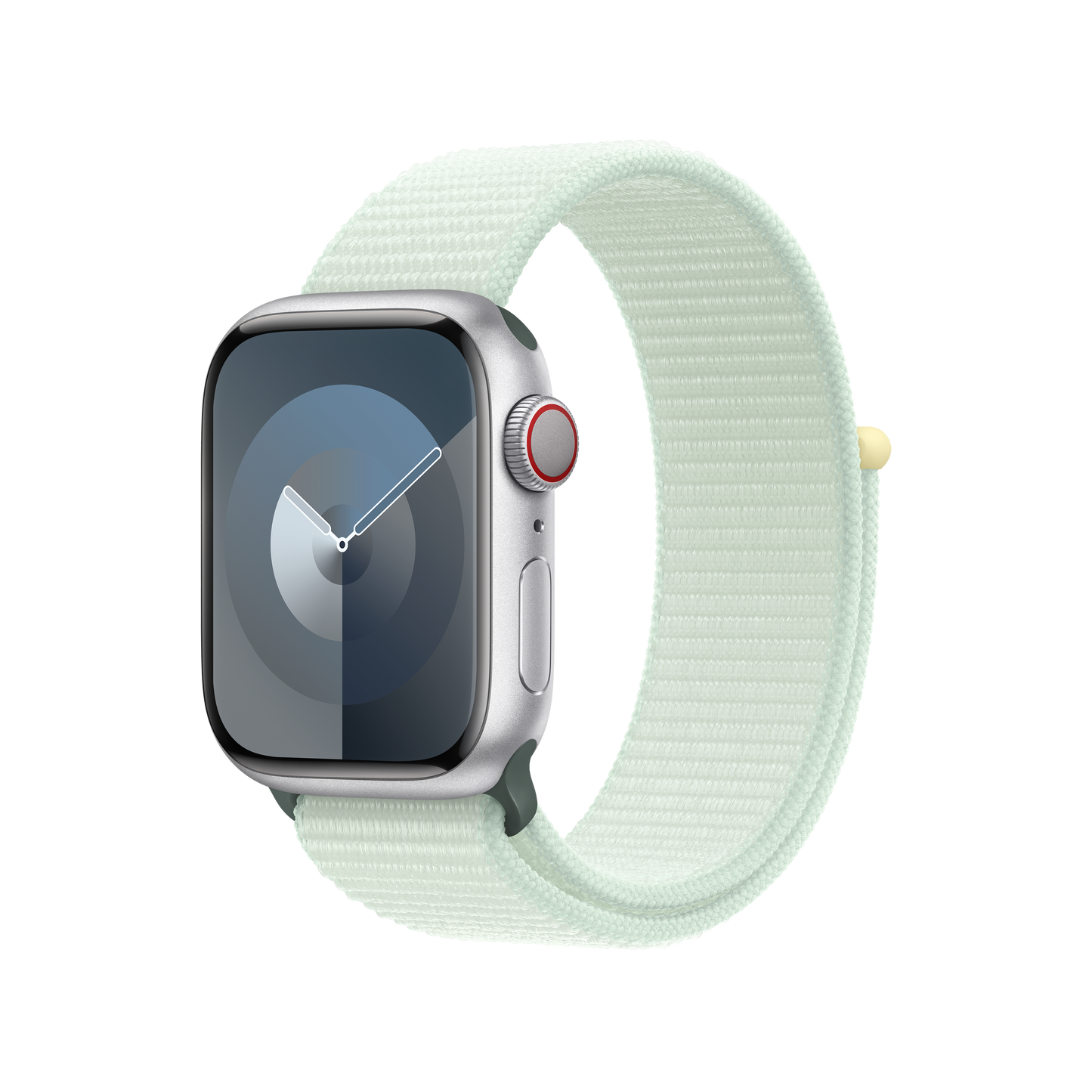 Loop desportiva verde-menta suave de 41 mm