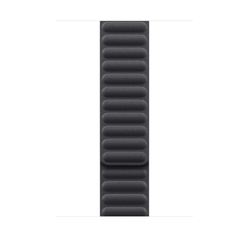 Bracelete de elos magnética preta de 46 mm - M/L
