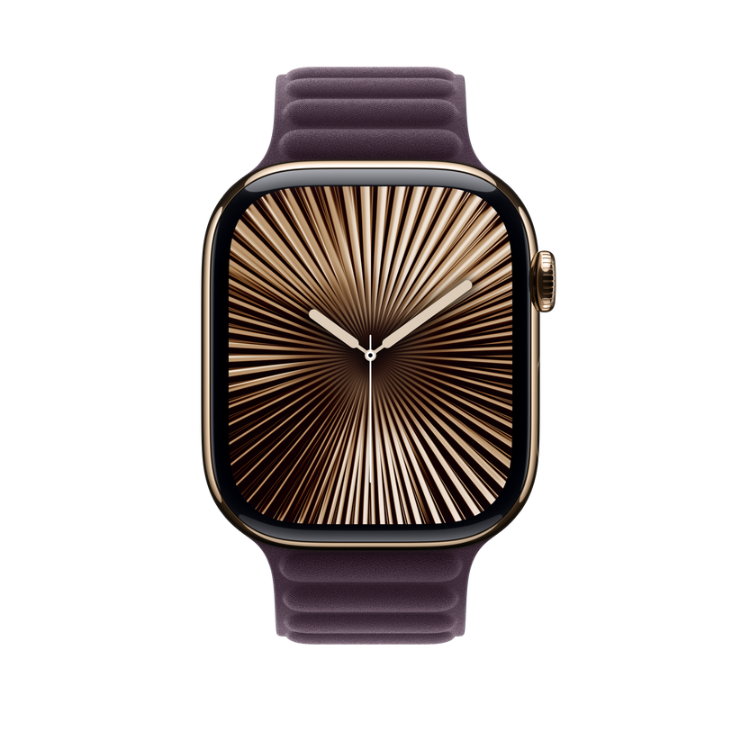 Bracelete de elos magnética amora negra de 46 mm - S/M