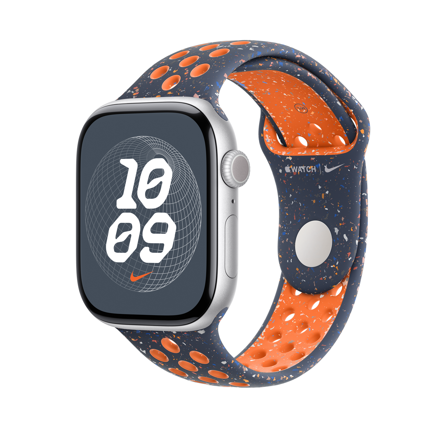 Bracelete desportiva Nike azul Flame de 46 mm - M/L