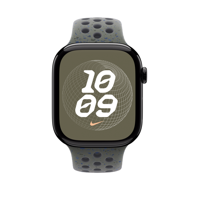 Bracelete desportiva Nike caqui Cargo de 46 mm - M/L