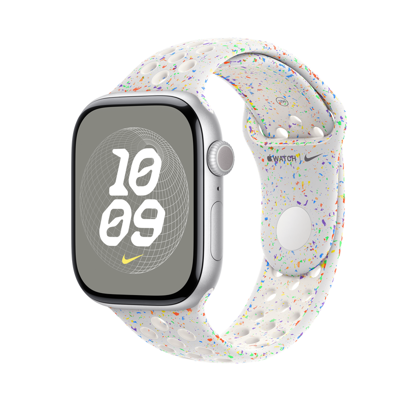 Bracelete desportiva Nike platina-pura de 46 mm - M/L