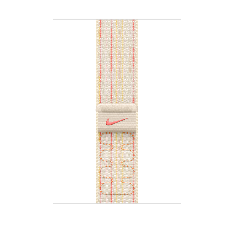 Loop desportiva Nike luz das estrelas/rosa de 46 mm
