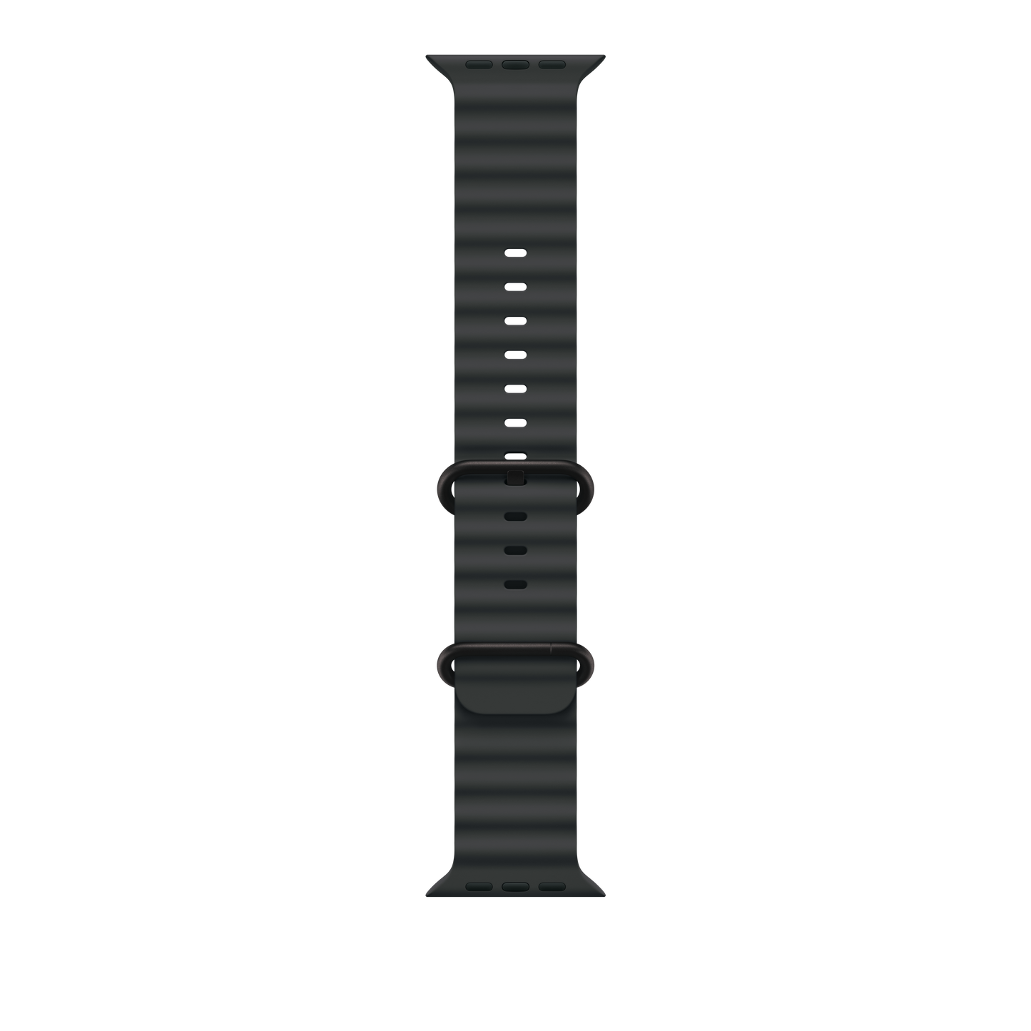 Bracelete Ocean preta de 49 mm - Titânio preto