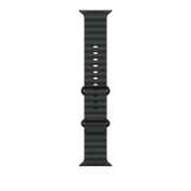 Bracelete Ocean preta de 49 mm - Titânio preto