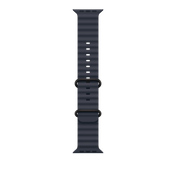 Bracelete Ocean azul navy de 49 mm - Titânio preto