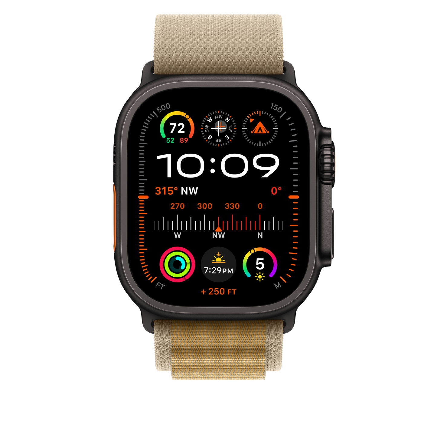 Loop Alpine bronze de 49 mm - S - Titânio preto