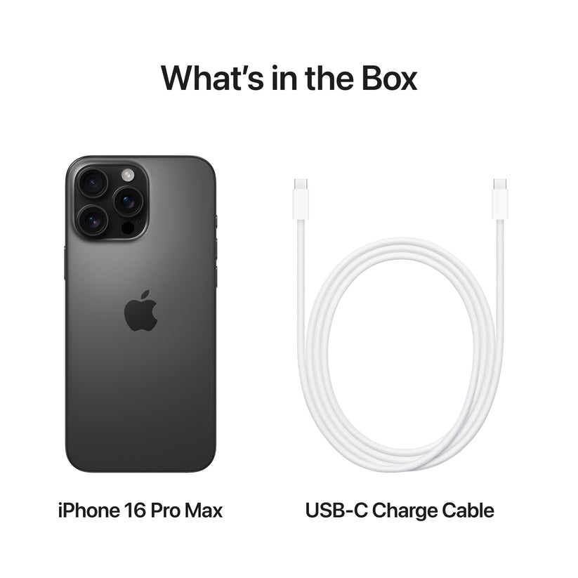 iPhone 16 Pro Max 1 TB Titânio preto