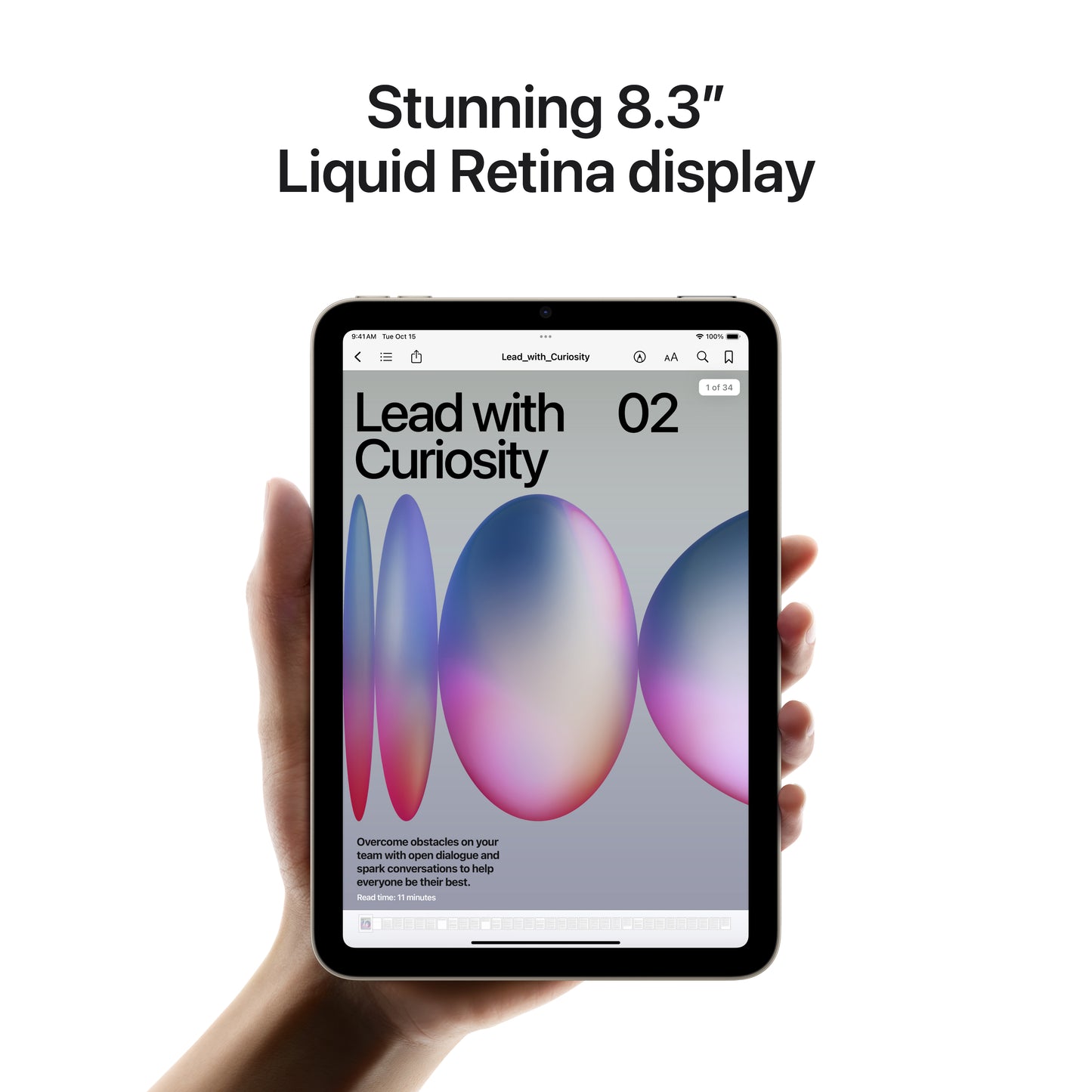 iPad mini Wi-Fi 256 GB - Azul (A17 Pro)